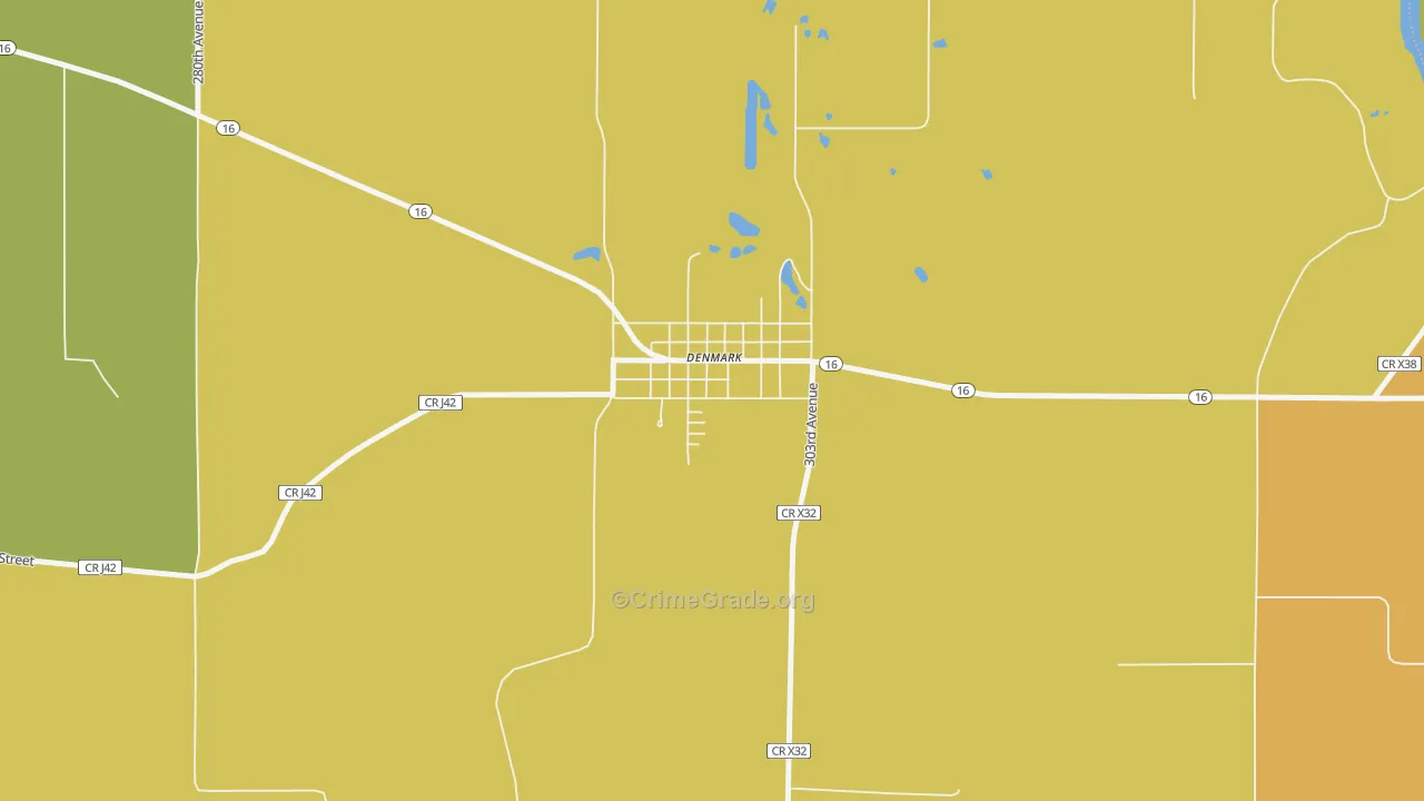 52624, IA Map of Vehicle Theft Rates