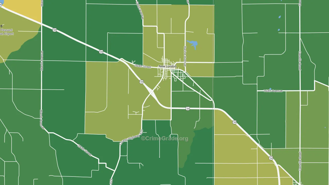 52645, IA Map of Vehicle Theft Rates