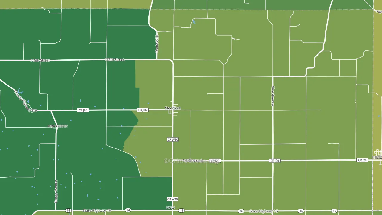 52651, IA Map of Vehicle Theft Rates