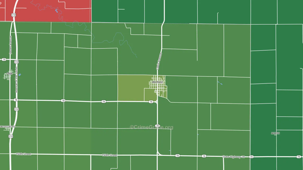 52659, IA Map of Vehicle Theft Rates