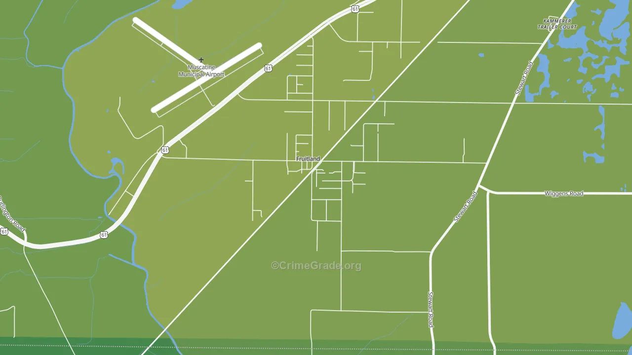 52749, IA Map of Vehicle Theft Rates