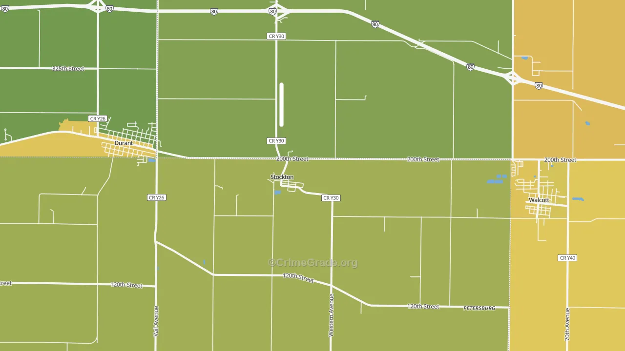52769, IA Map of Vehicle Theft Rates