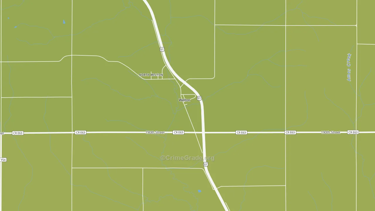 52774, IA Map of Vehicle Theft Rates