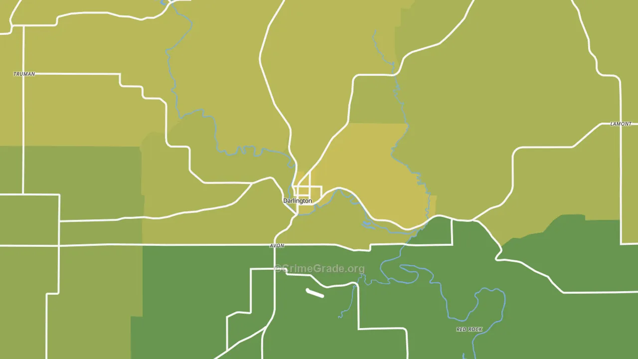53530, WI Map of Vehicle Theft Rates