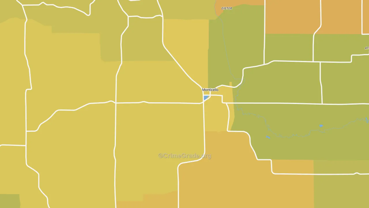 53570, WI Map of Vehicle Theft Rates