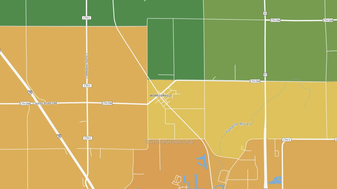 53571, WI Map of Vehicle Theft Rates
