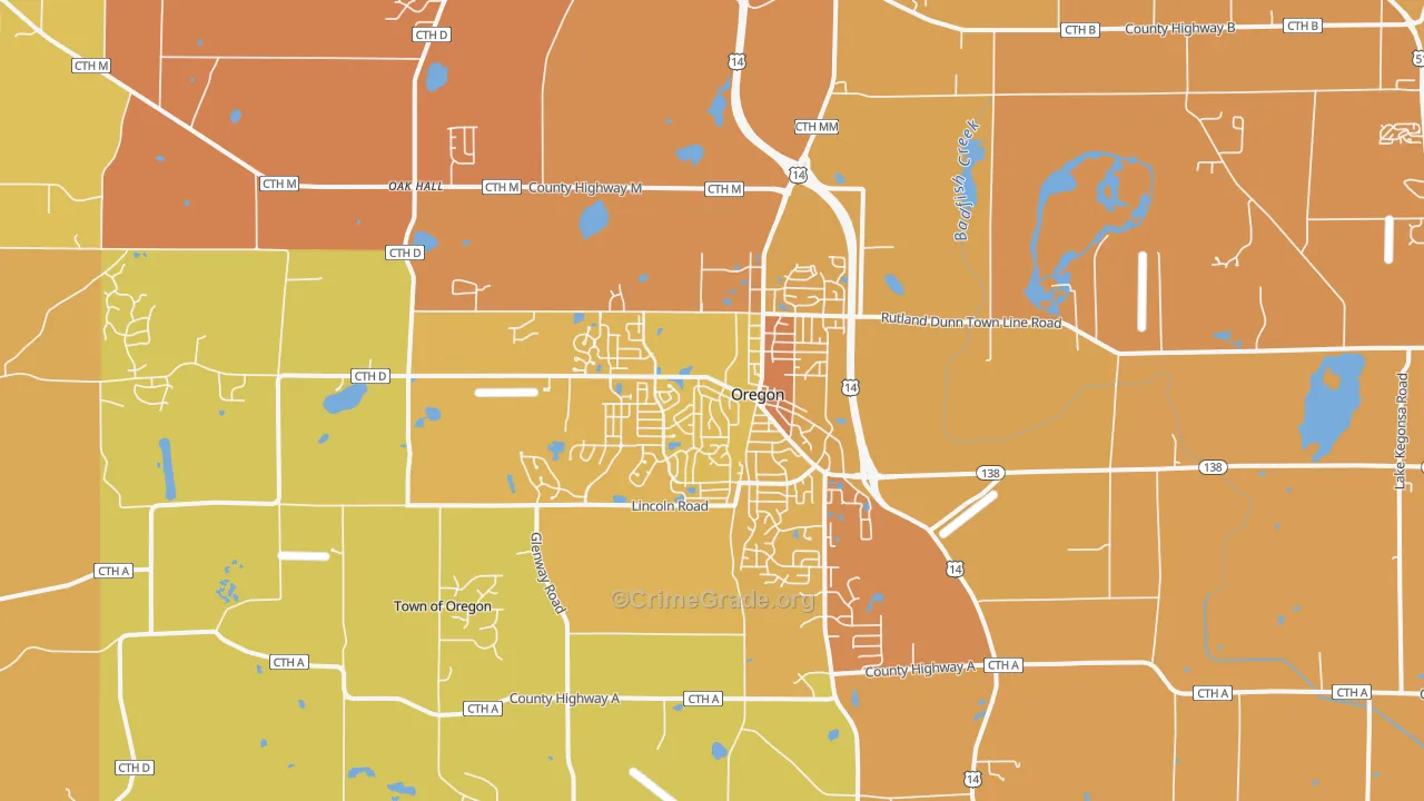53575, WI Map of Vehicle Theft Rates
