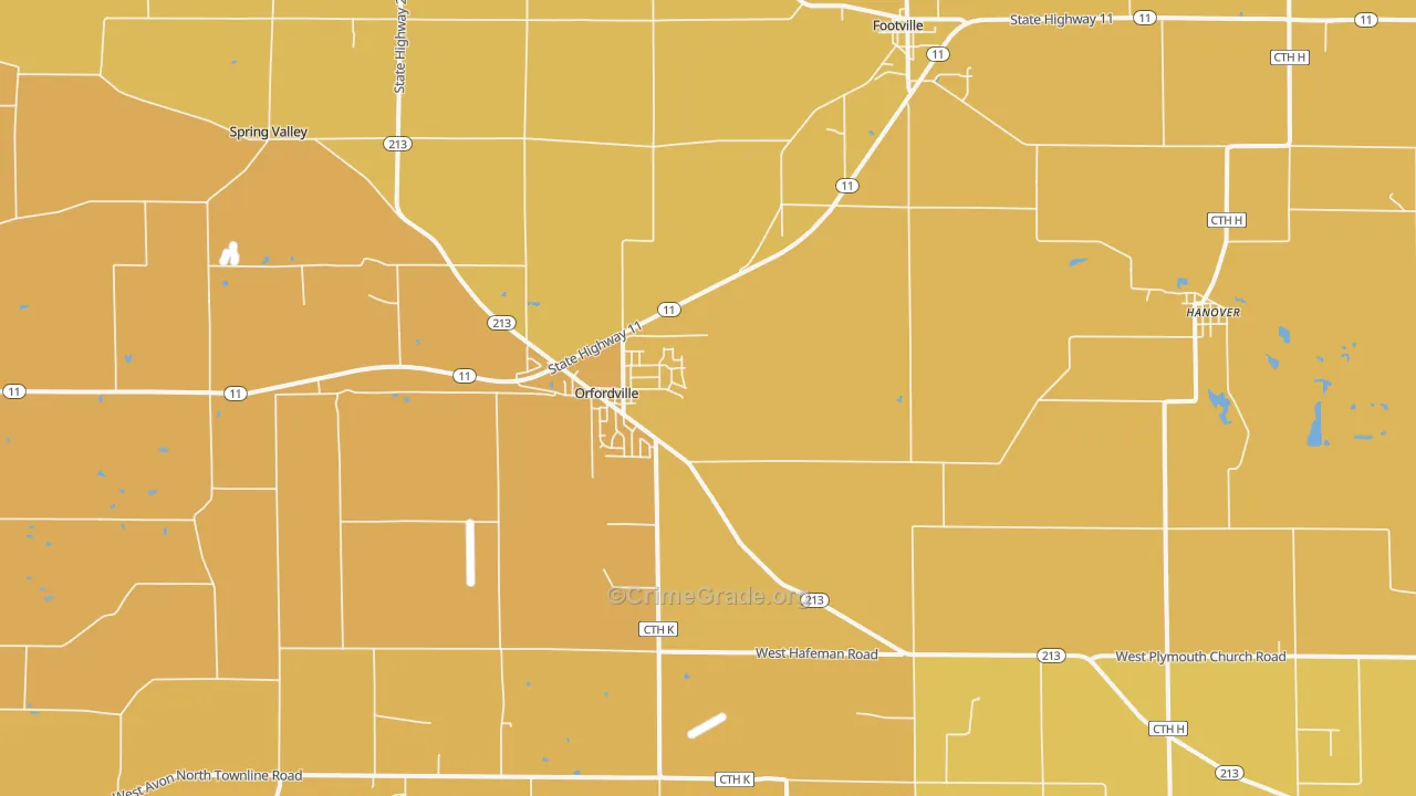 53576, WI Map of Vehicle Theft Rates