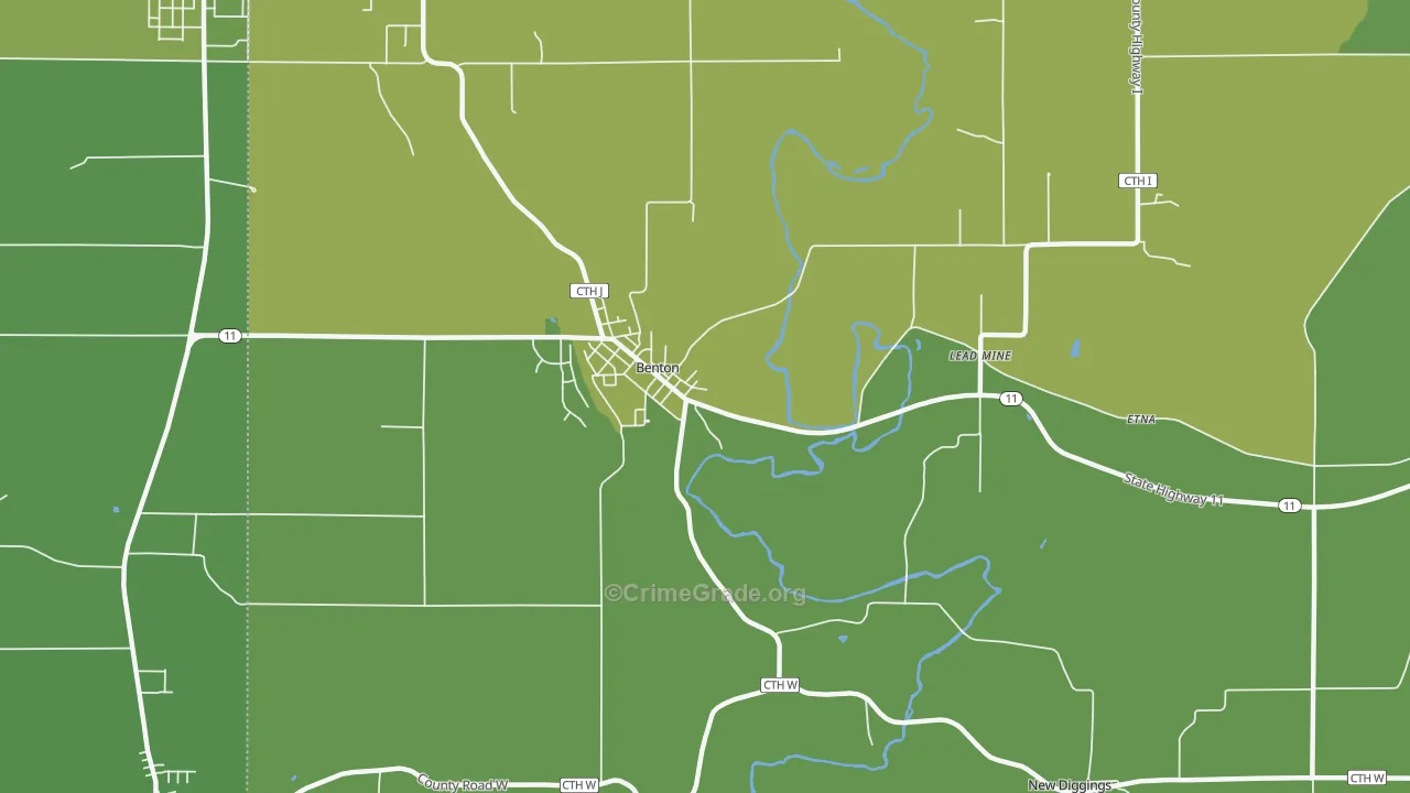 53803, WI Map of Vehicle Theft Rates