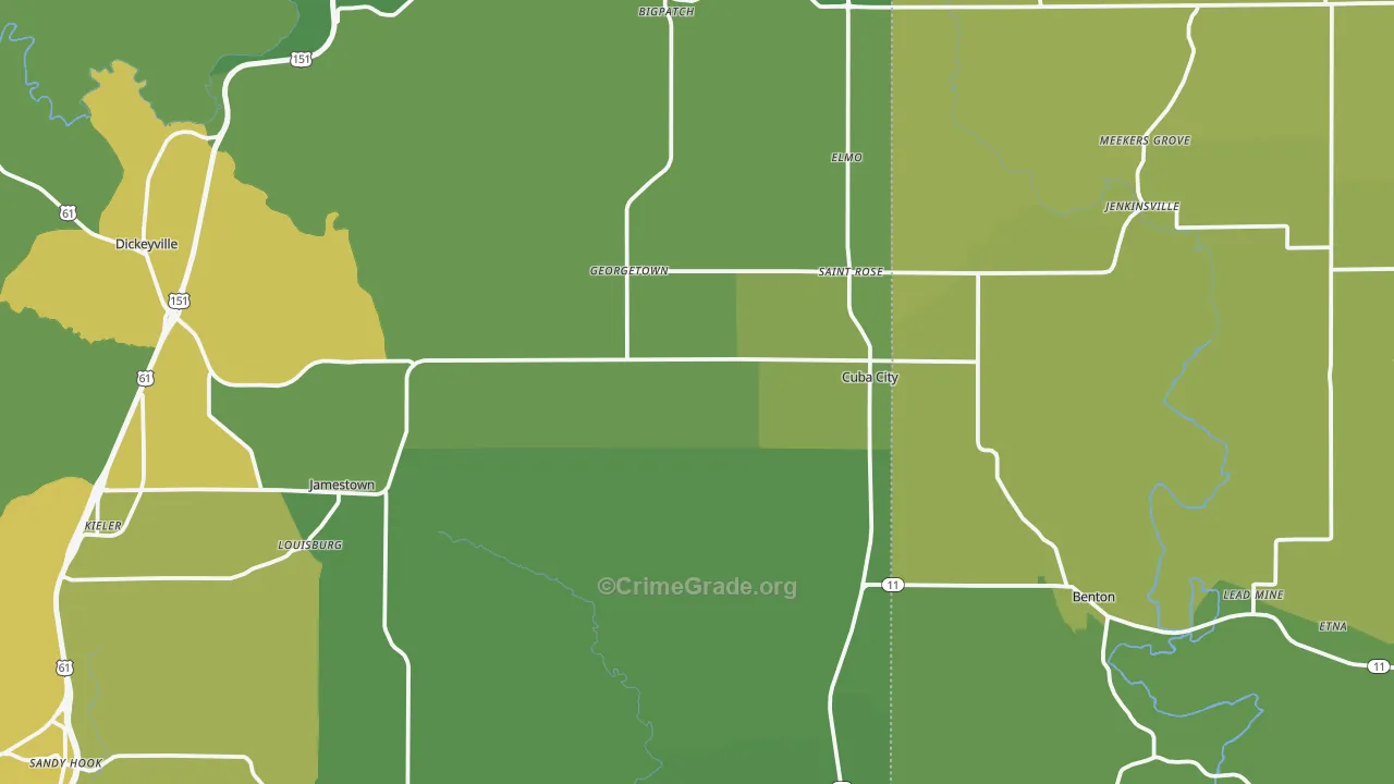 53807, WI Map of Vehicle Theft Rates