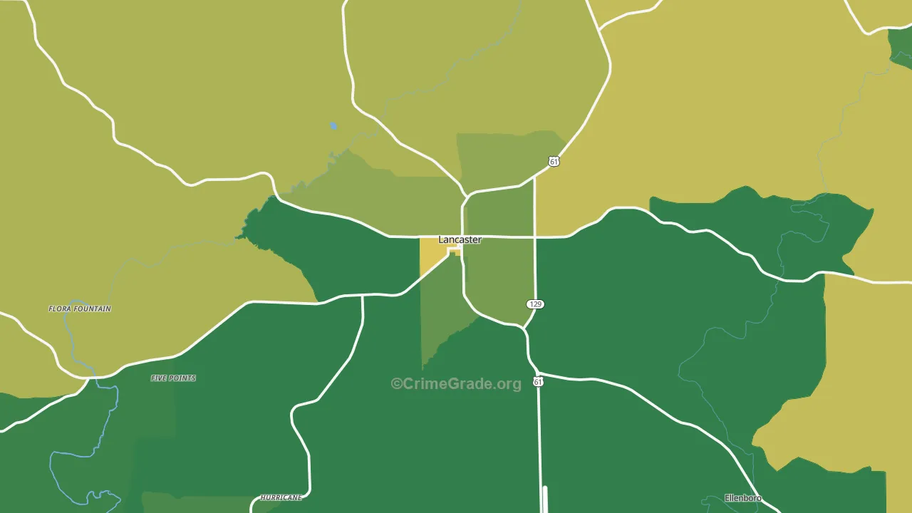 53813, WI Map of Vehicle Theft Rates