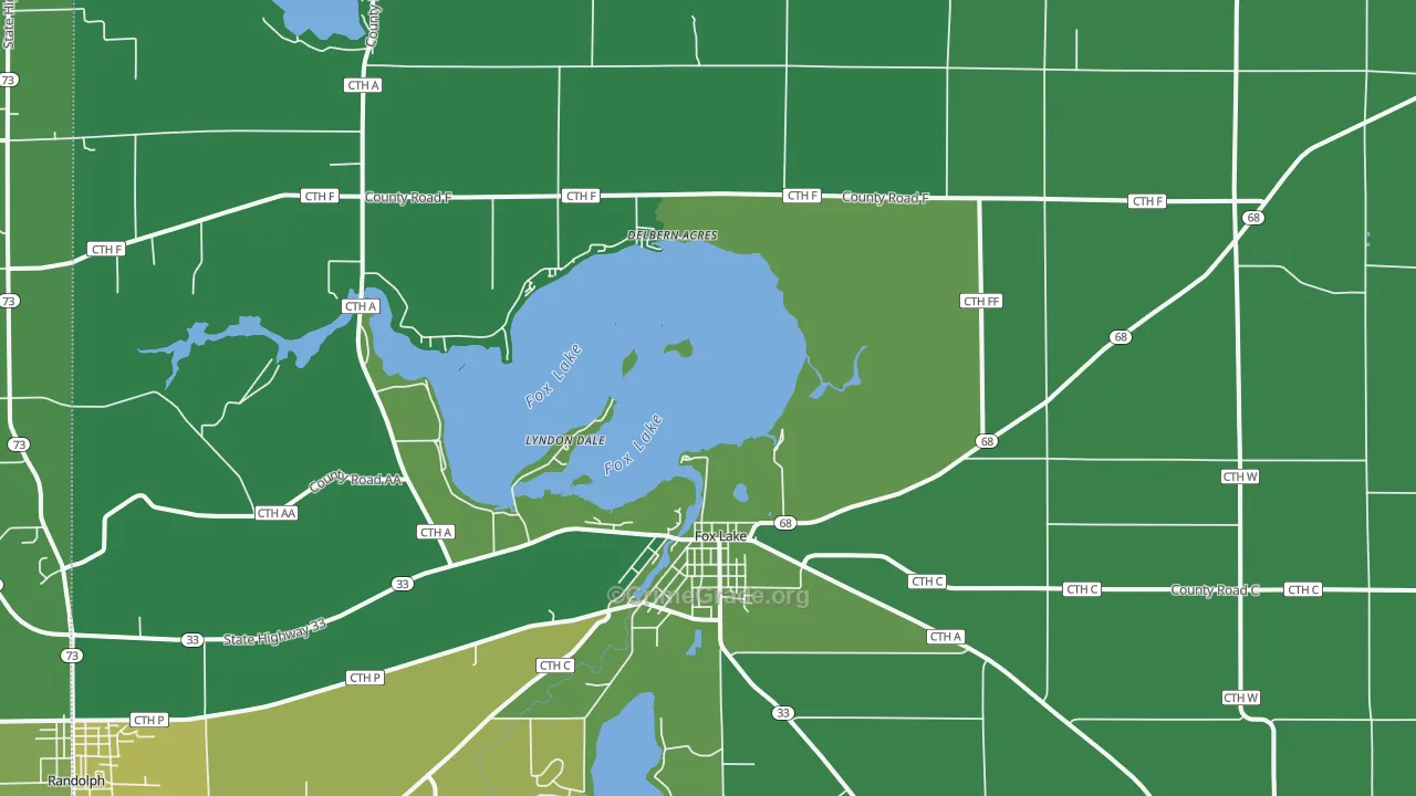 53933, WI Map of Vehicle Theft Rates
