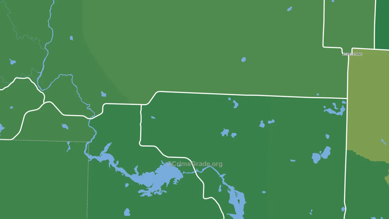 54104, WI Map of Vehicle Theft Rates