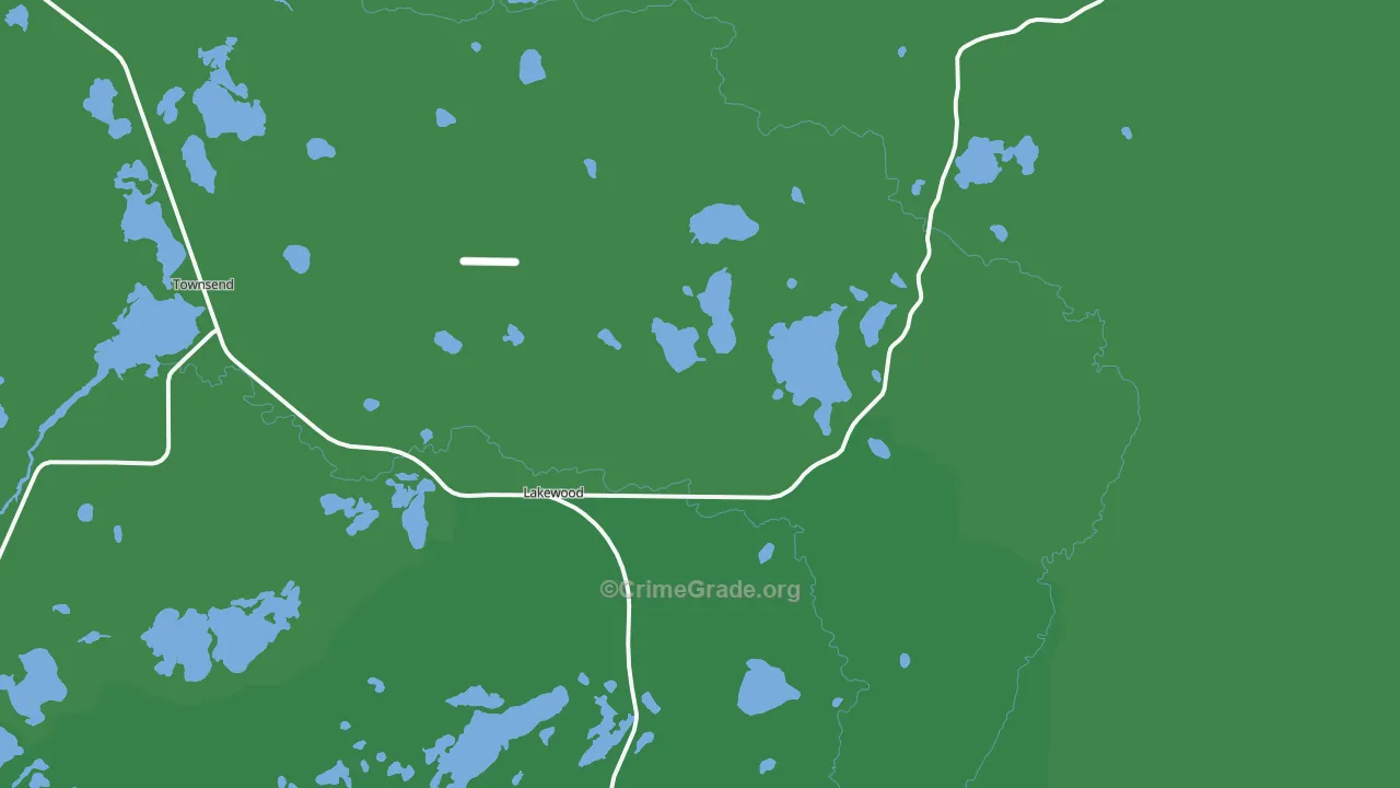 54138, WI Map of Vehicle Theft Rates