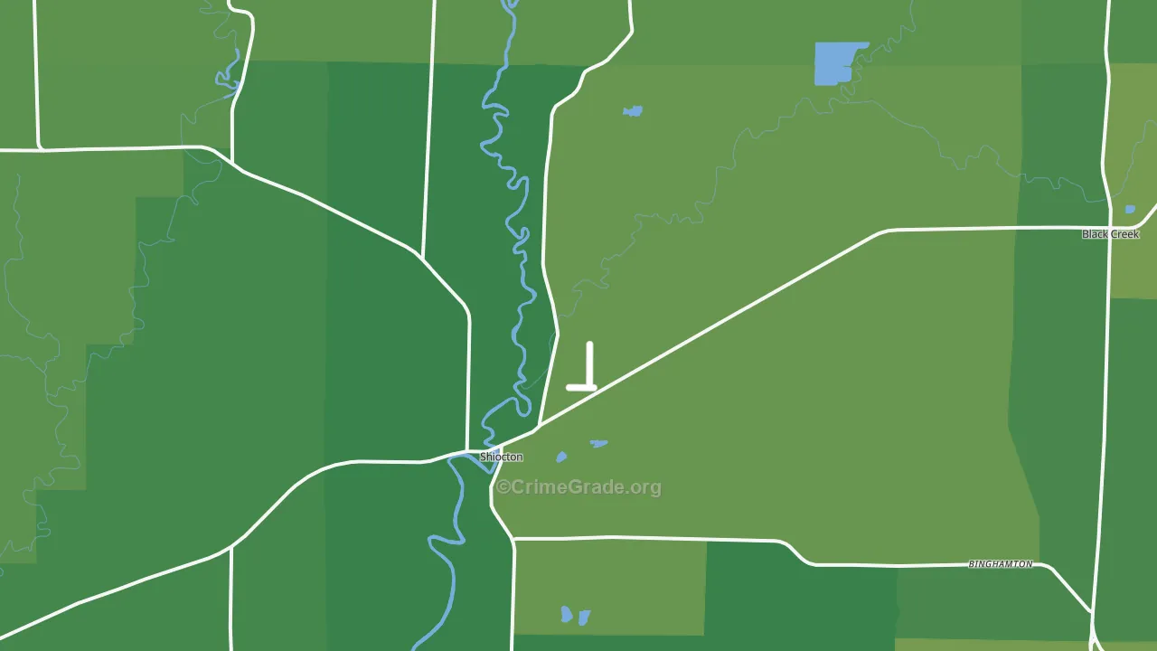 54170, WI Map of Vehicle Theft Rates