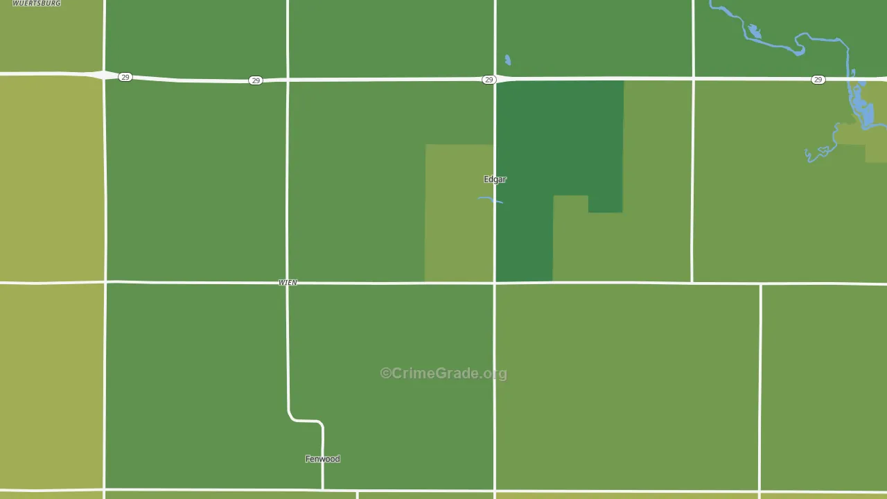 54426, WI Map of Vehicle Theft Rates