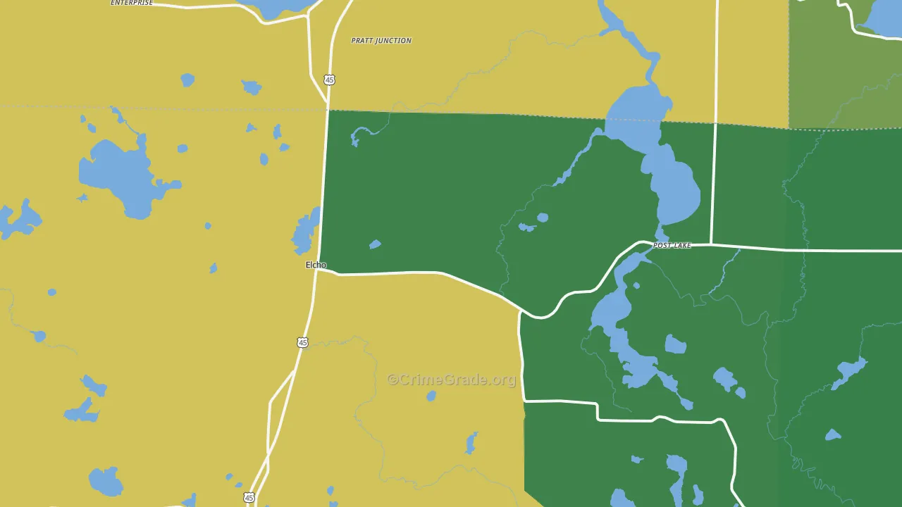 54428, WI Map of Vehicle Theft Rates