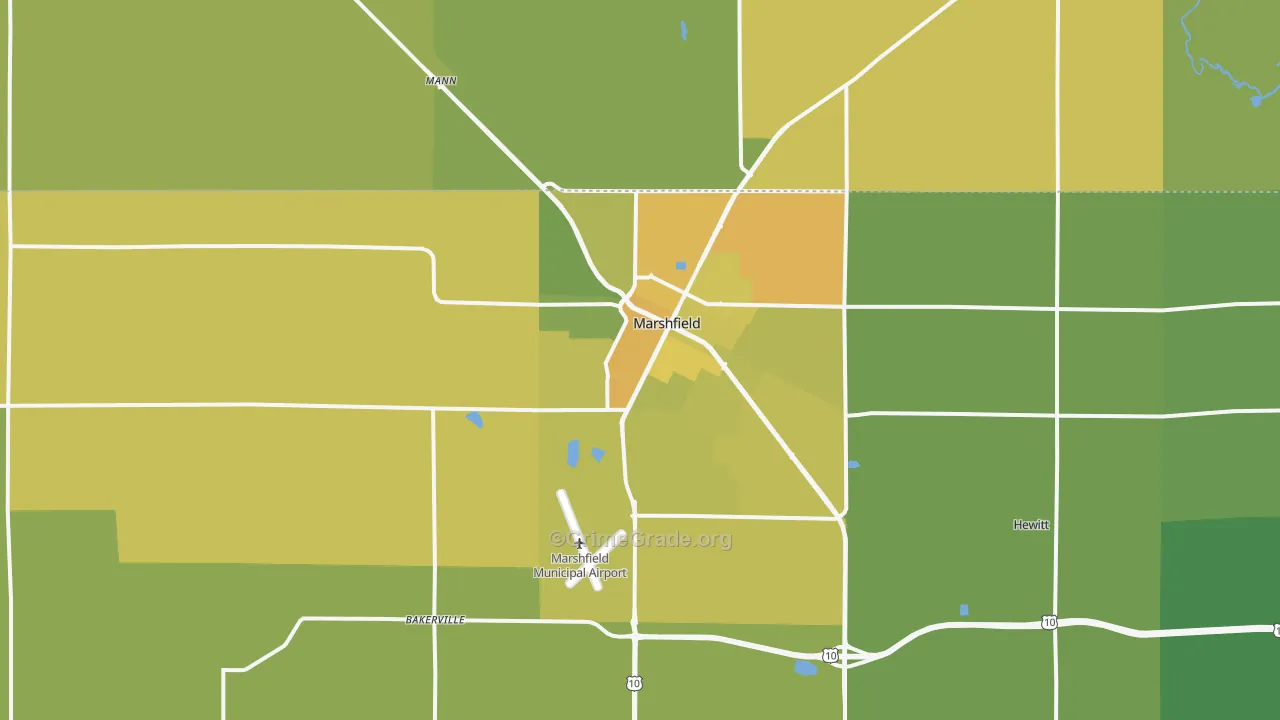 54449, WI Map of Vehicle Theft Rates
