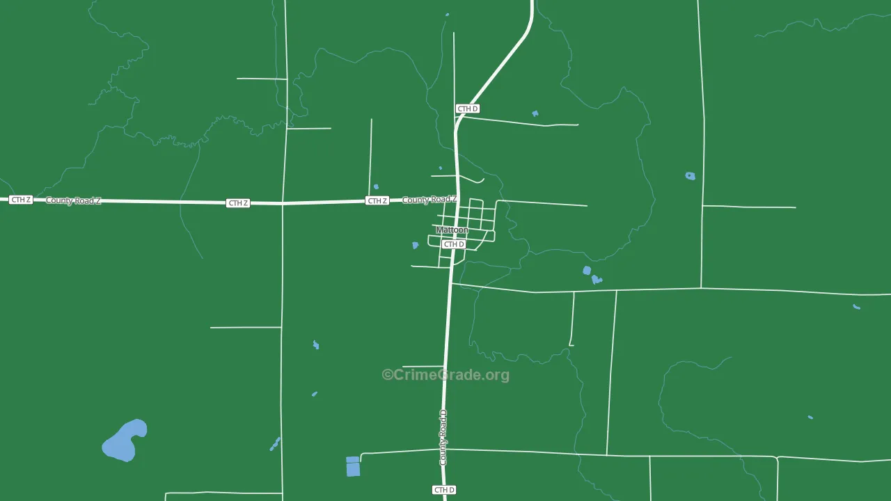 54450, WI Map of Vehicle Theft Rates