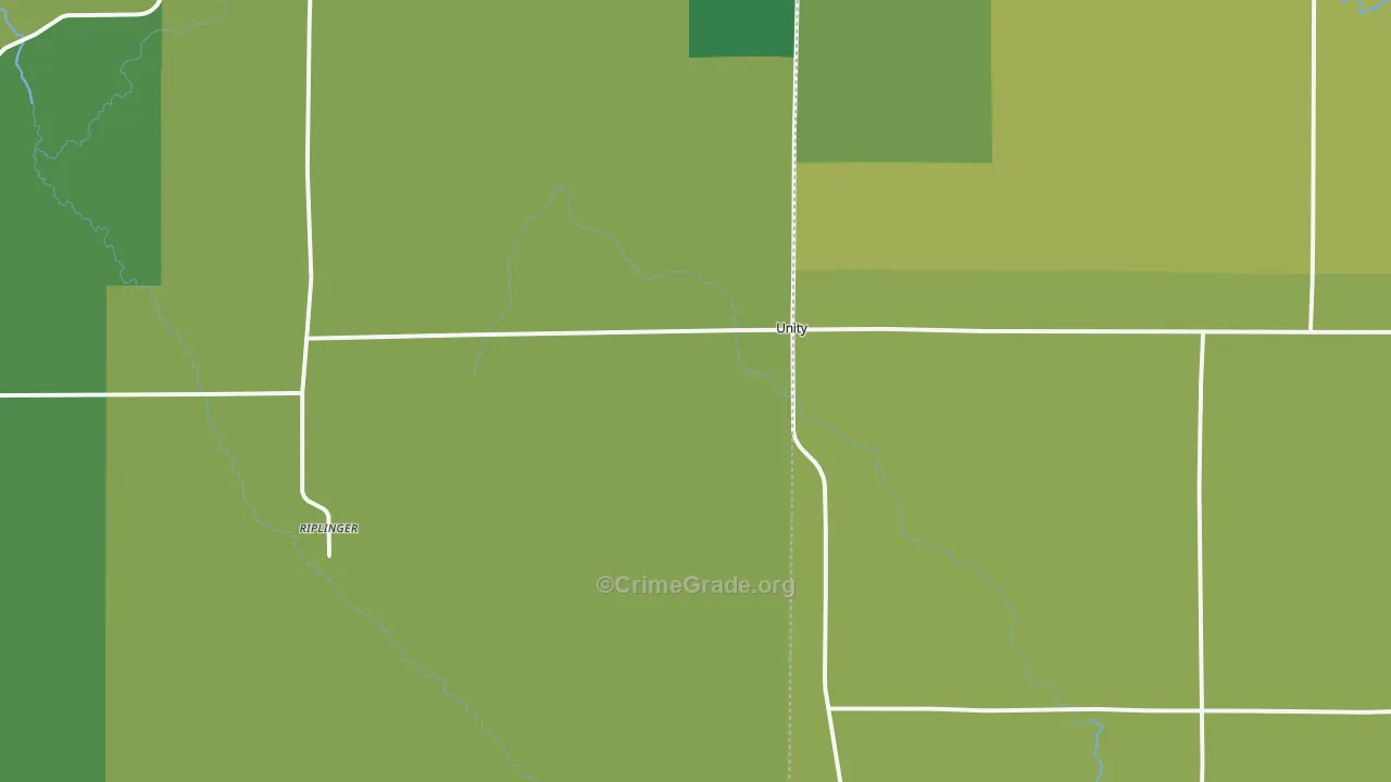 54488, WI Map of Vehicle Theft Rates