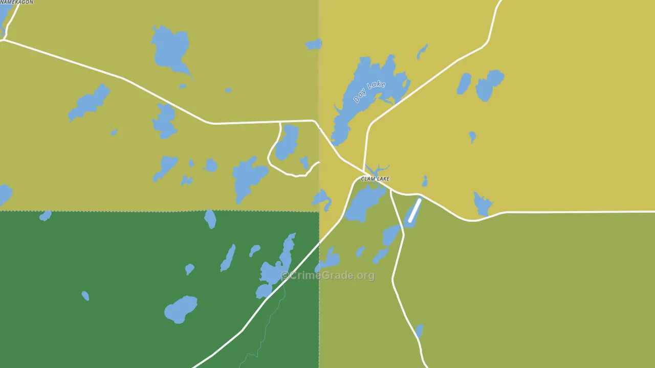 54517, WI Map of Vehicle Theft Rates