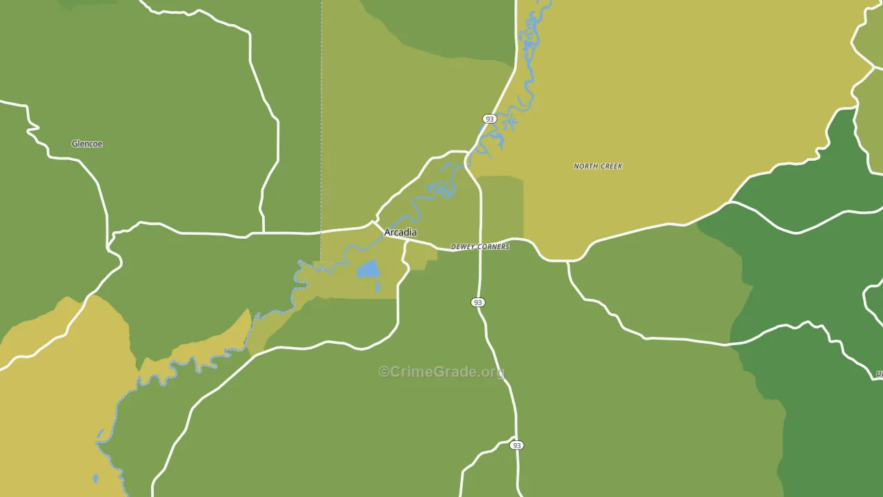 54612, WI Map of Vehicle Theft Rates