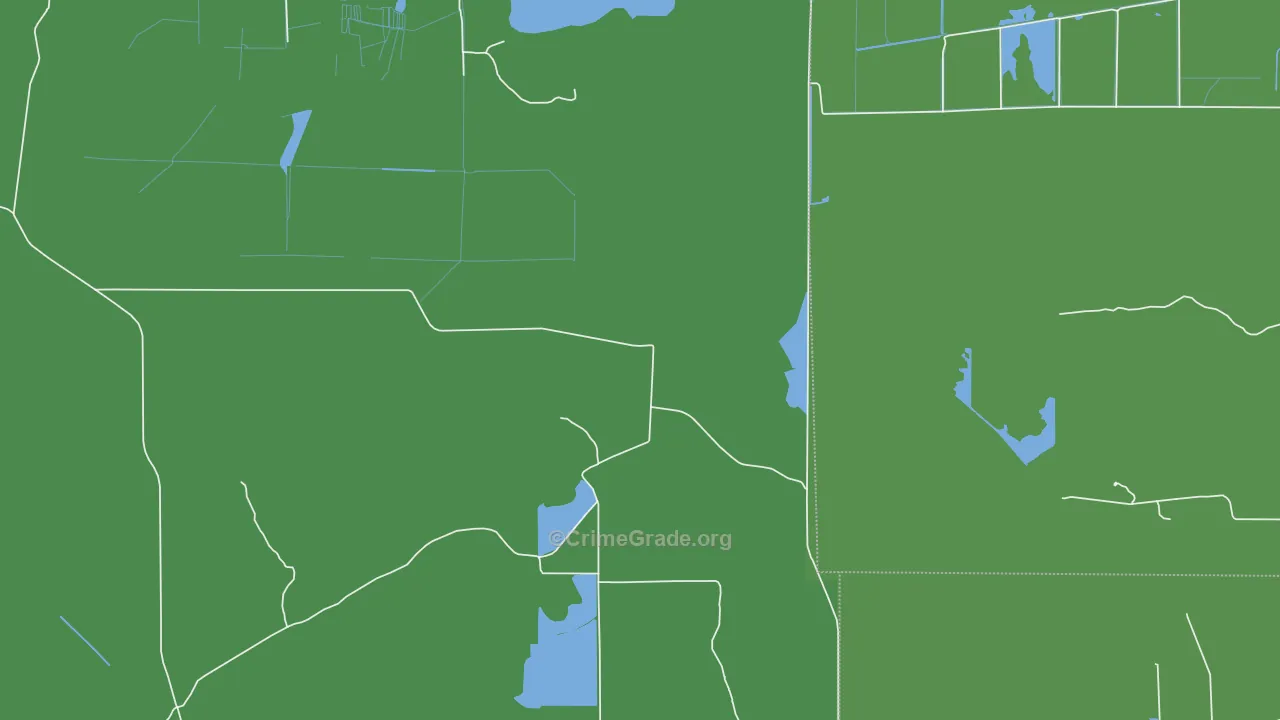 54641, WI Map of Vehicle Theft Rates