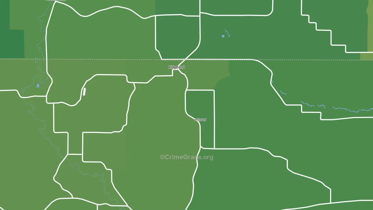 54763, WI Map of Vehicle Theft Rates