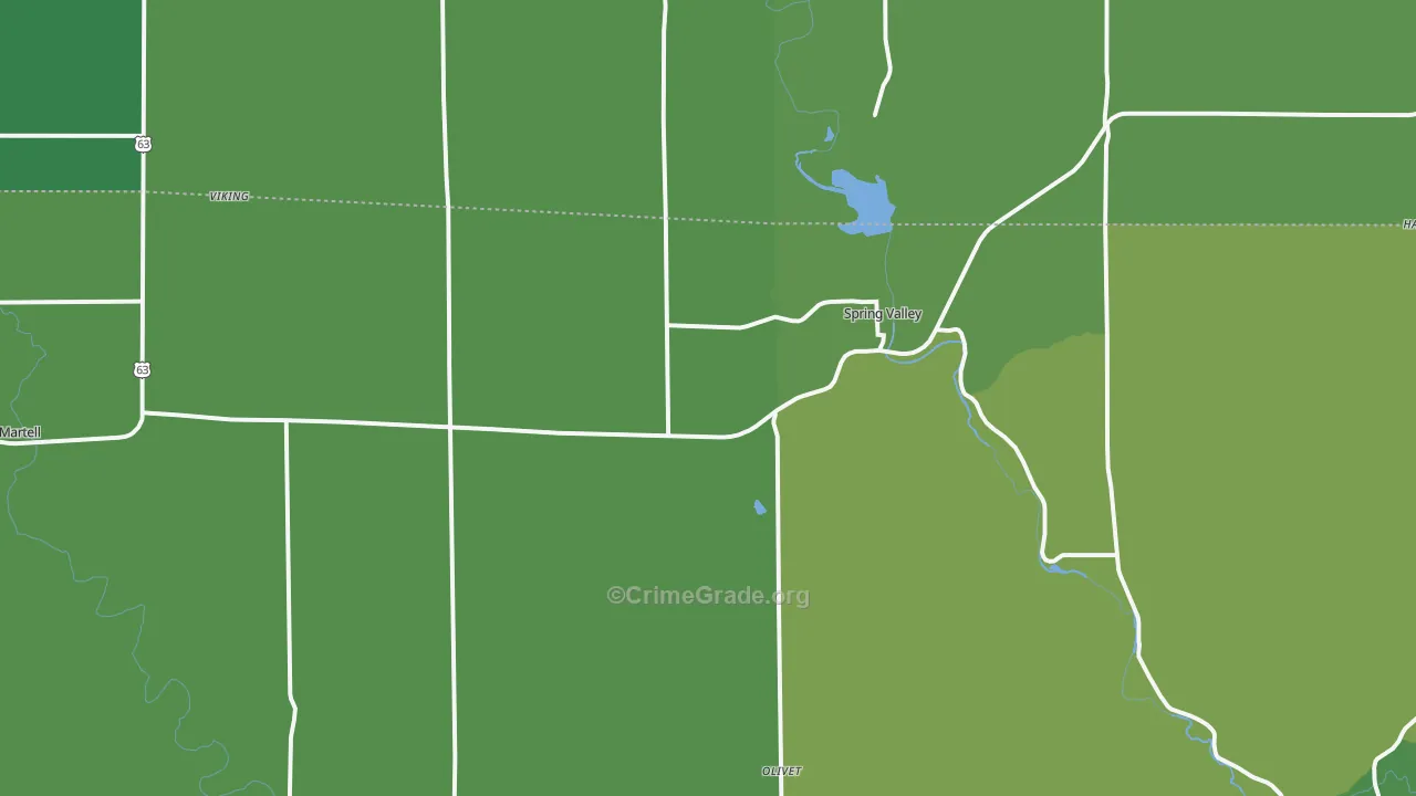 54767, WI Map of Vehicle Theft Rates