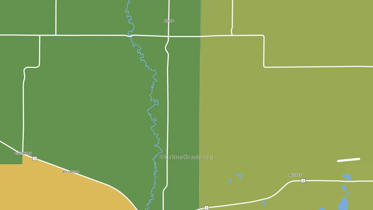 54820, WI Map of Vehicle Theft Rates