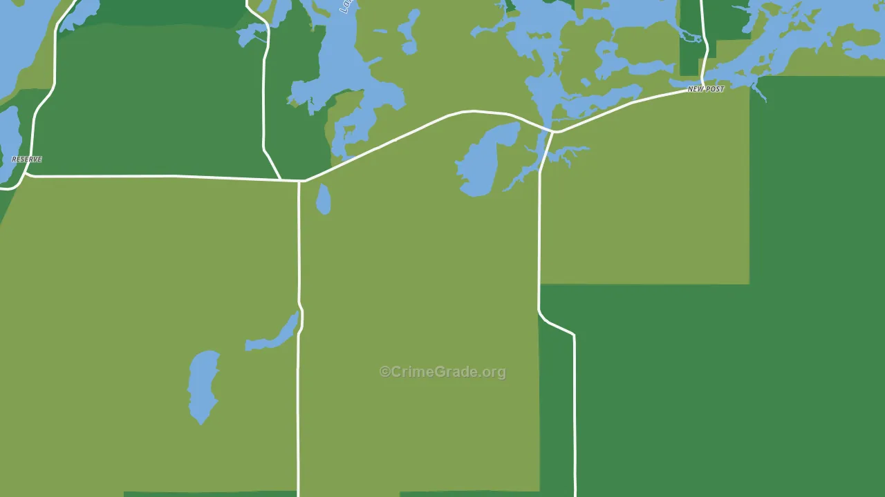 54828, WI Map of Vehicle Theft Rates
