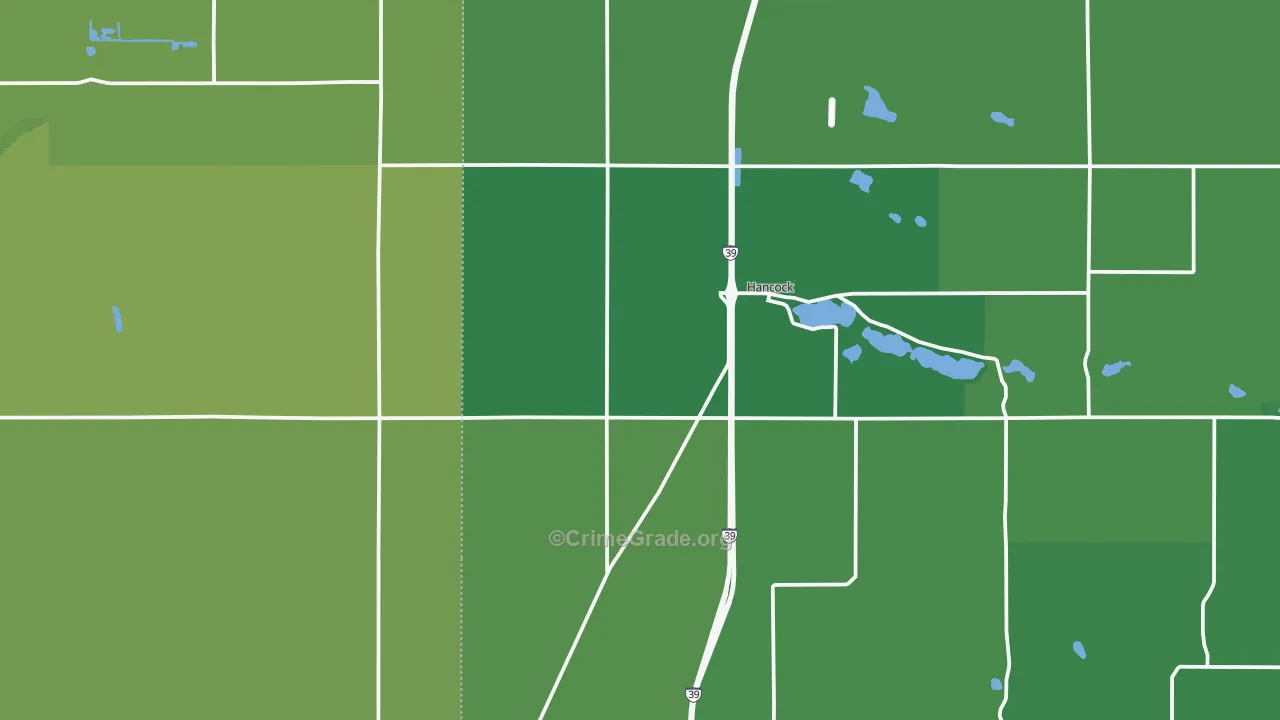 54943, WI Map of Vehicle Theft Rates