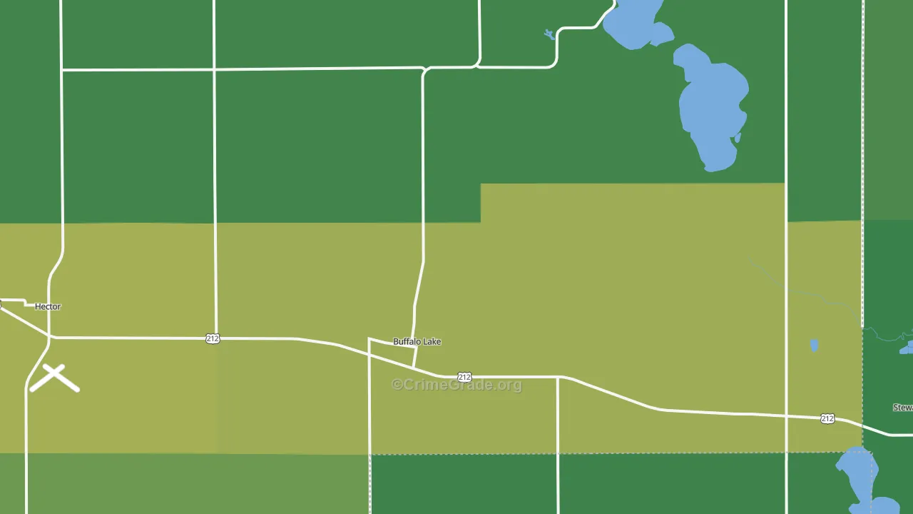 55314, MN Map of Vehicle Theft Rates
