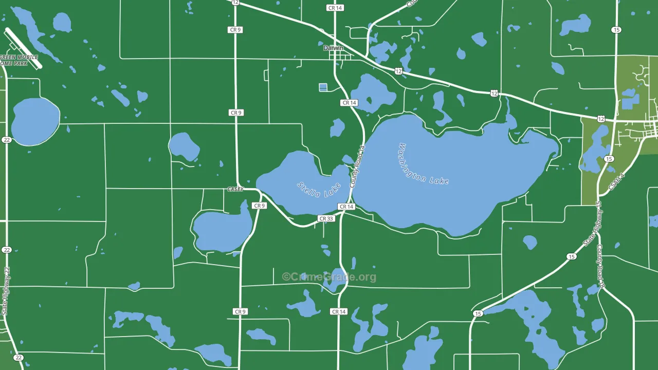 55324, MN Map of Vehicle Theft Rates