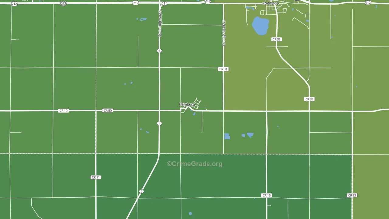 55339, MN Map of Vehicle Theft Rates