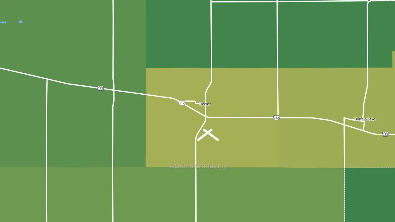 55342, MN Map of Vehicle Theft Rates
