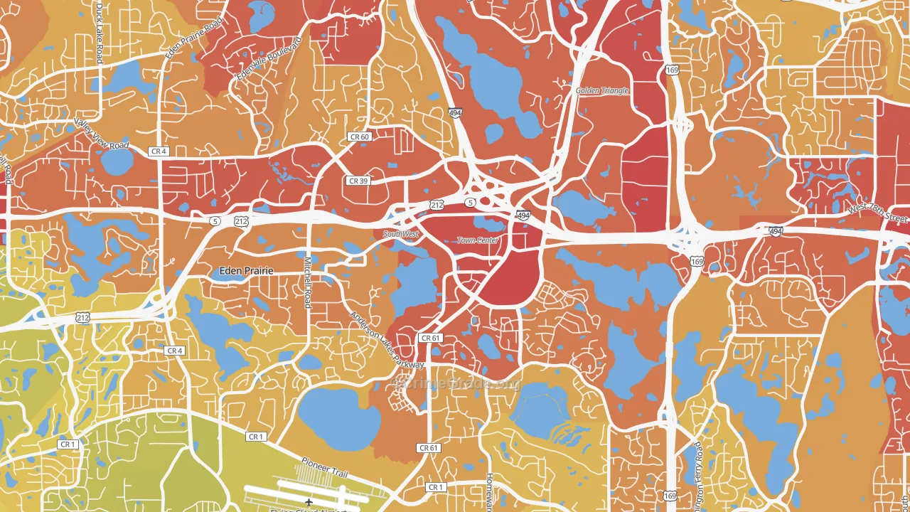 55344, MN Map of Vehicle Theft Rates