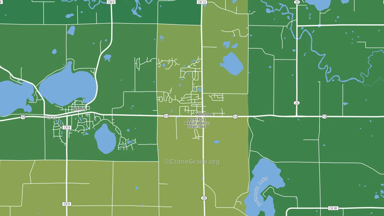 55363, MN Map of Vehicle Theft Rates