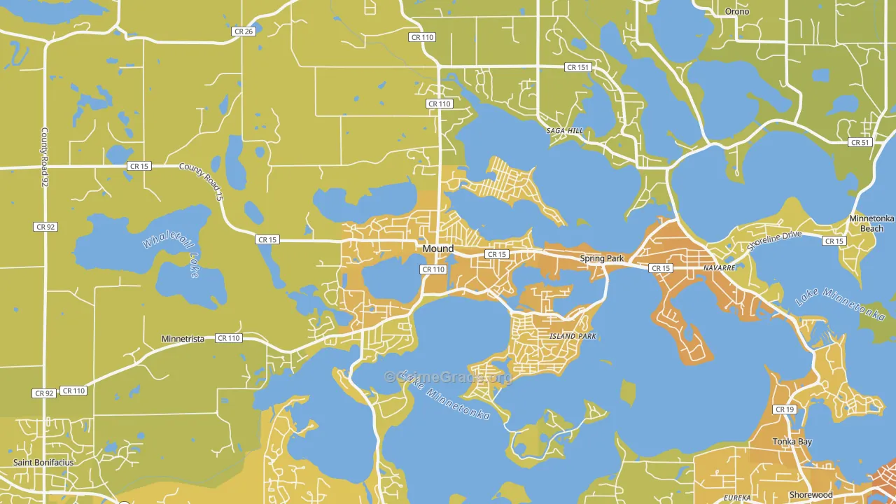 55364, MN Map of Vehicle Theft Rates