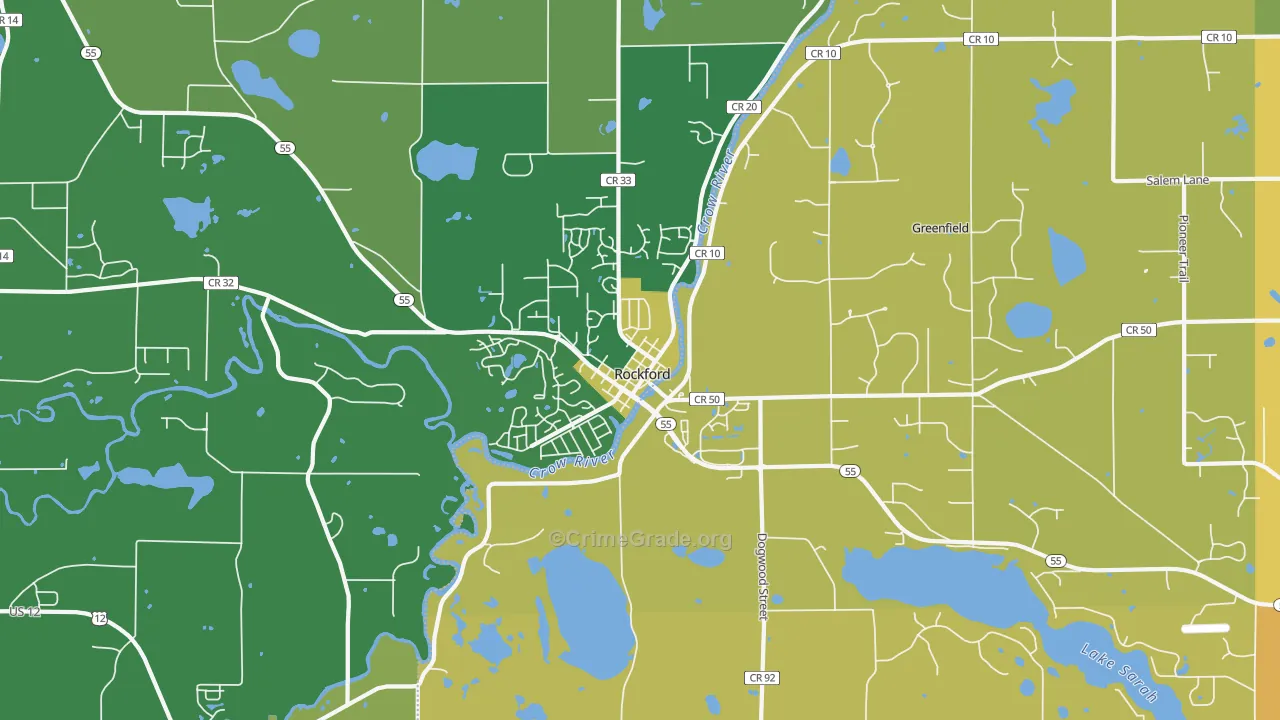 55373, MN Map of Vehicle Theft Rates