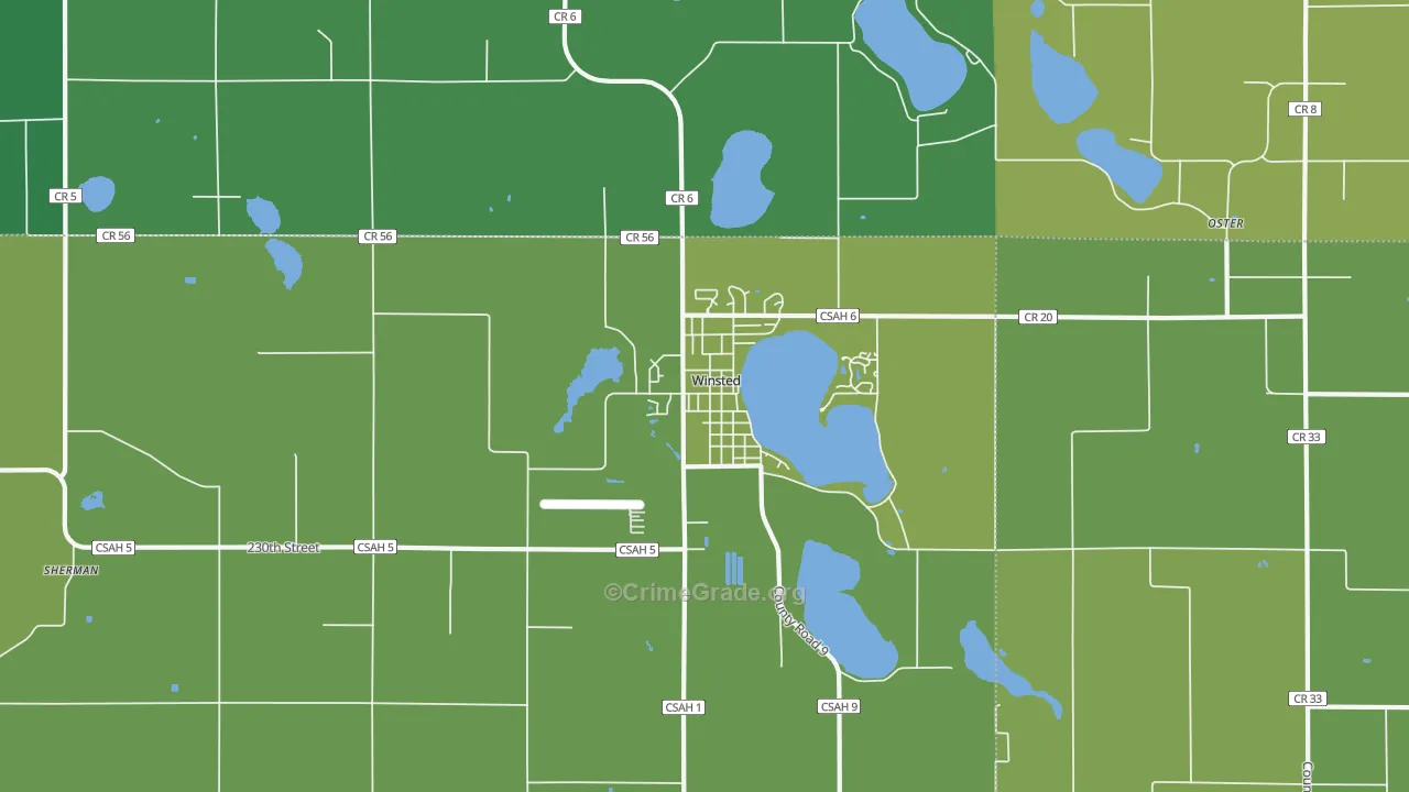 55395, MN Map of Vehicle Theft Rates