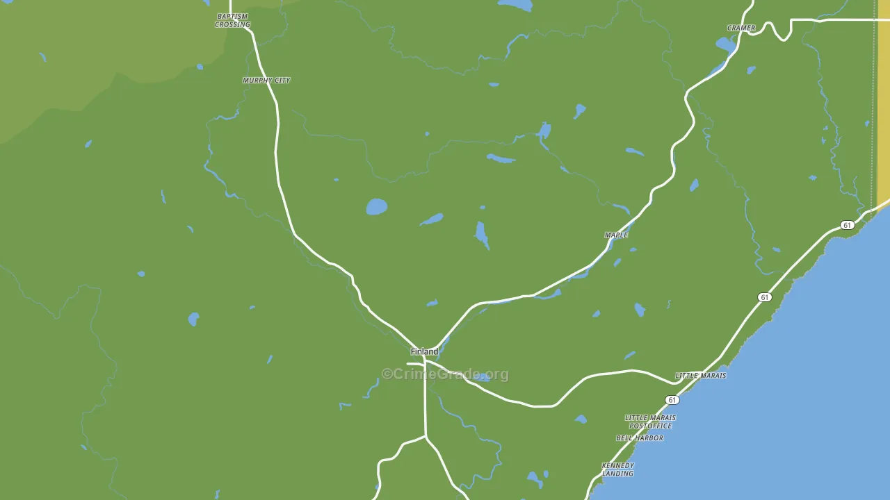 55603, MN Map of Vehicle Theft Rates