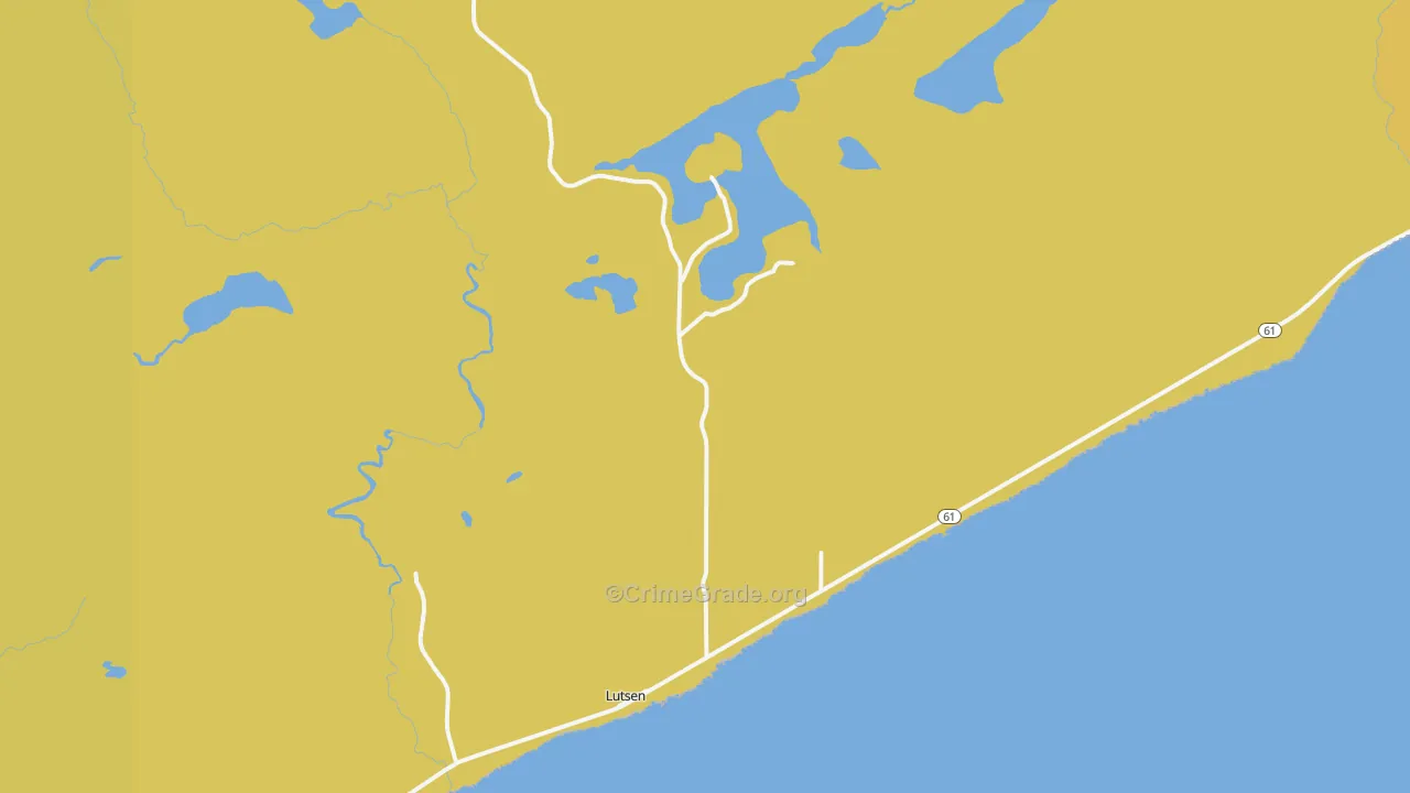 55612, MN Map of Vehicle Theft Rates