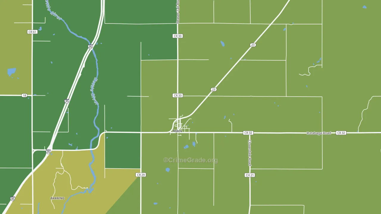 55704, MN Map of Vehicle Theft Rates