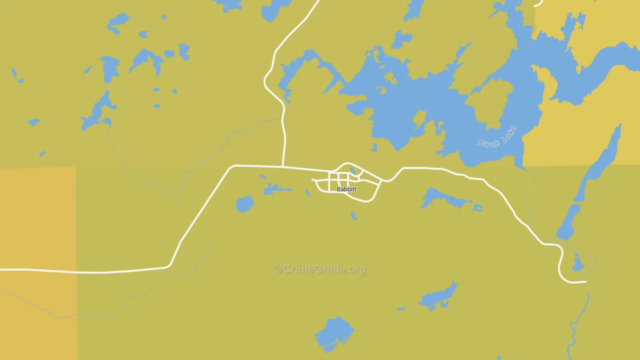 55706, MN Map of Vehicle Theft Rates