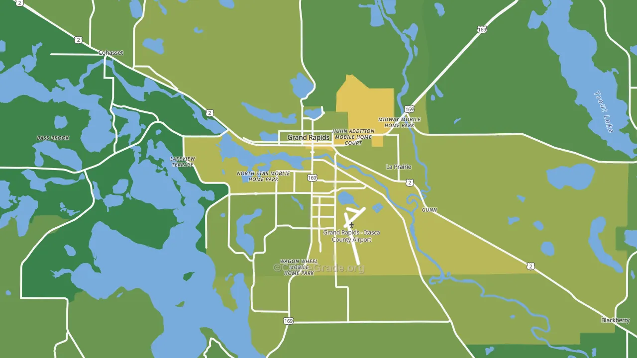 55744, MN Map of Vehicle Theft Rates