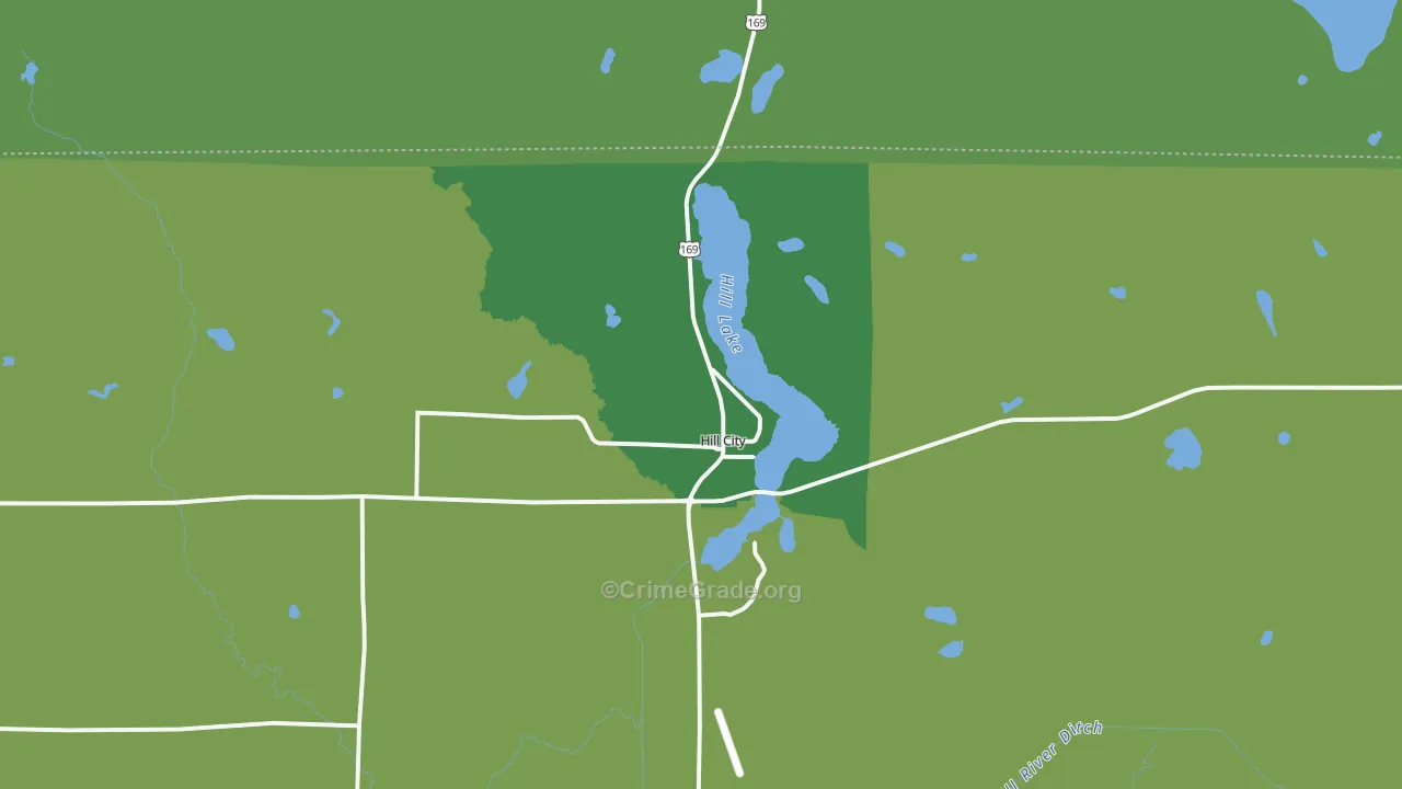 55748, MN Map of Vehicle Theft Rates