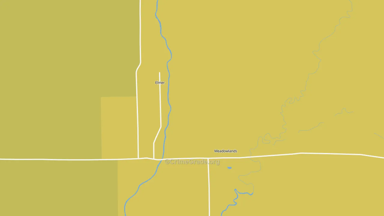 55765, MN Map of Vehicle Theft Rates