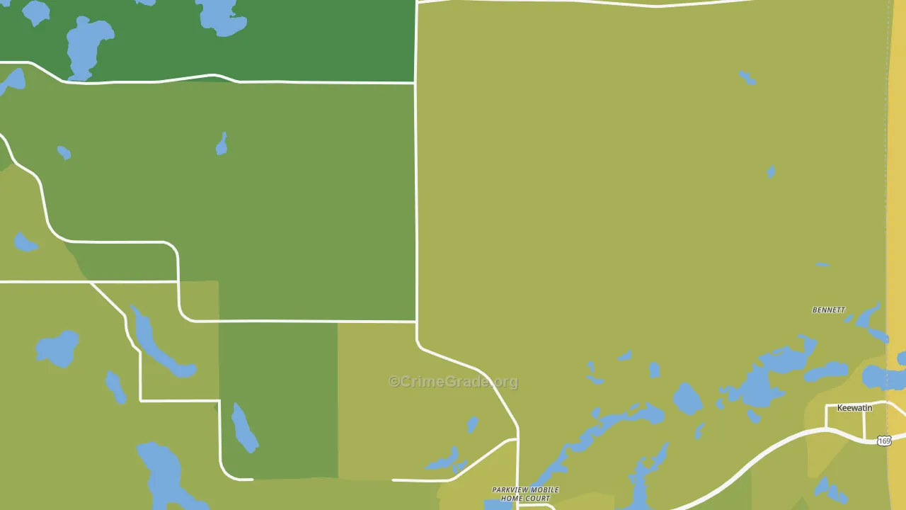 55769, MN Map of Vehicle Theft Rates