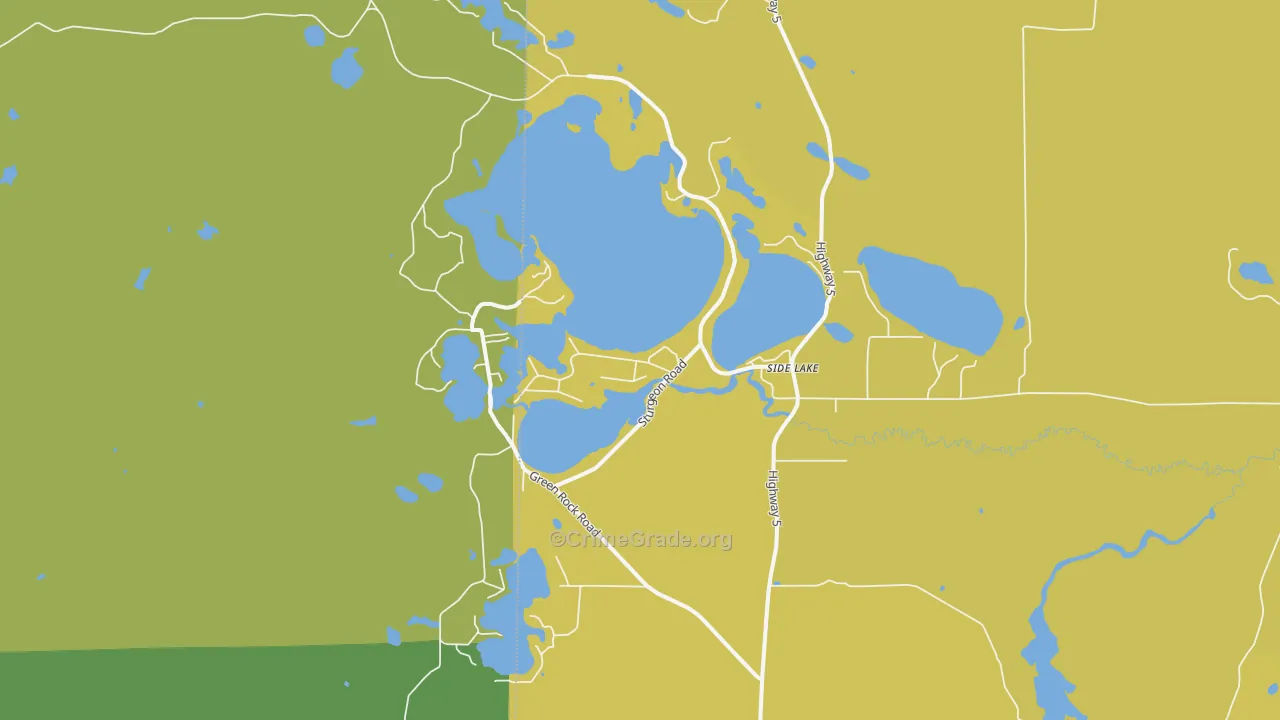 55781, MN Map of Vehicle Theft Rates